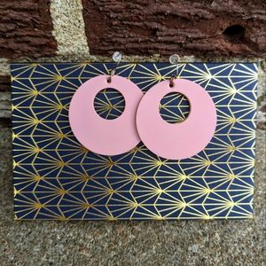 Nickel & Suede Soft Rose Mini Novas